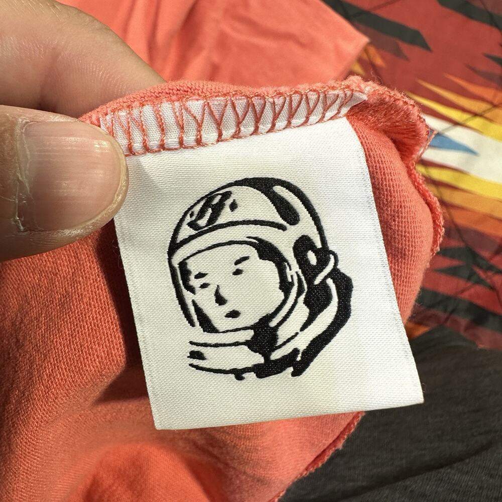 BBC Billionaire Boys Club Astronaut Helmet Embroidered Pink T-Shirt Men’s Sz XL - Picture 10 of 11